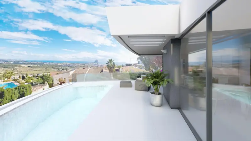 Villa de Lujo Moderna en Calpe con Vistas al Mar