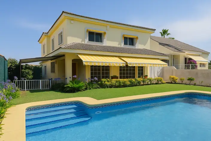 Villa 6 Dormitorios Daimus Cerca Playa Piscina Privada