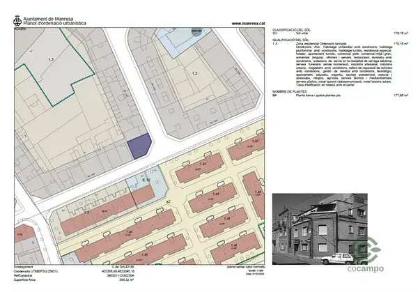 Suelo Residencial Esquinero en Manresa Gran Potencial Edificabilidad