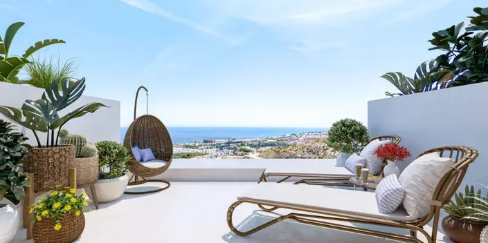 Adosado 4 Dormitorios Cala de Mijas Piscina Garaje Jardin