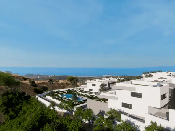 Adosado en Finestrat con Vistas al Mar y Piscina