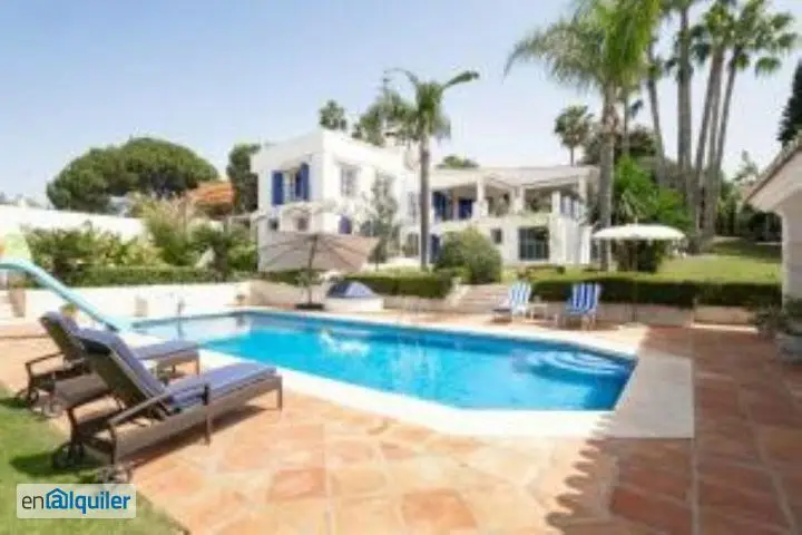 Alquiler Casa Terraza Marbella Guadalmina Alta