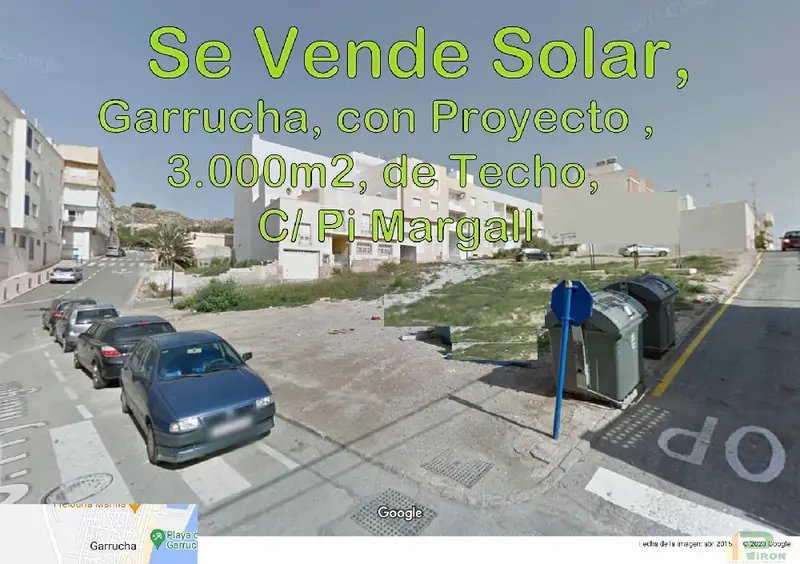 Venta Parcela Garrucha Proyecto Construccion 3000m2