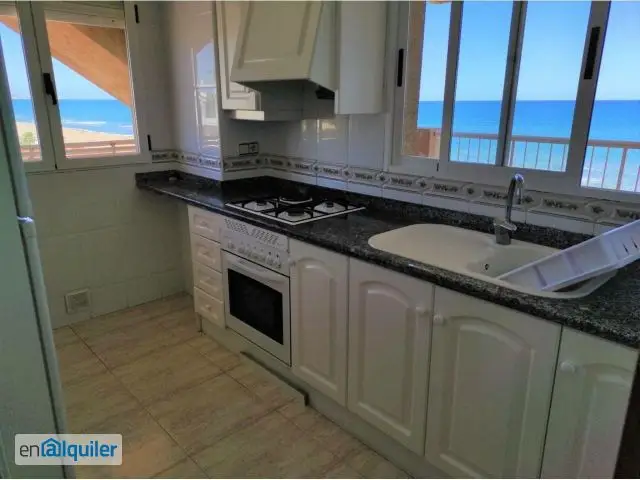 Alquiler Piso Amueblado Piscina Xeraco Primera Linea Playa
