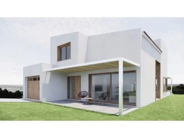 Casa Moderna en Parcela Plana 990m²