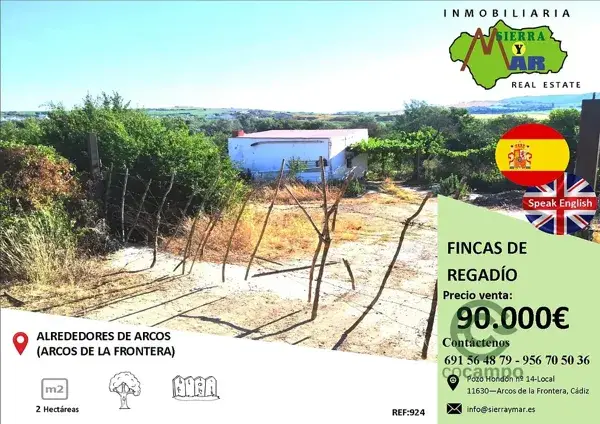Venta Finca Regadio 2 Hectareas Arcos Frontera