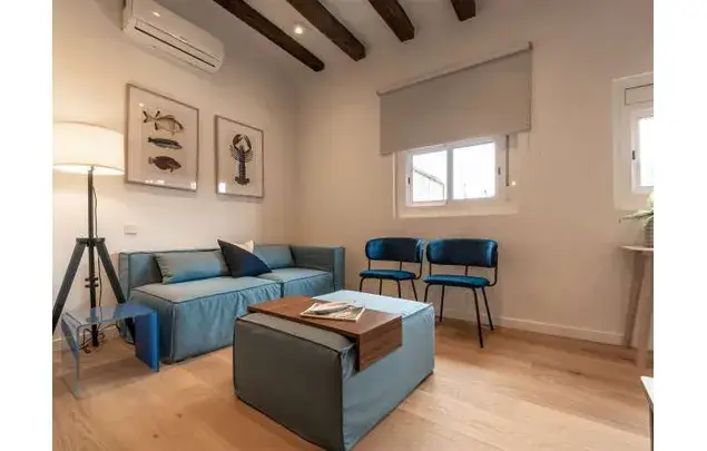 Estudio 44m2 Barcelona Amueblado Aire Acondicionado Lavavajillas