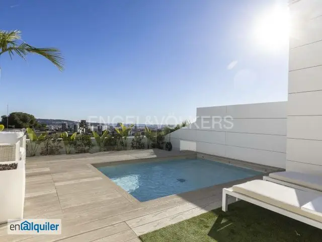 Alquiler Atico Les Corts Terrazas Piscina Parking Trastero