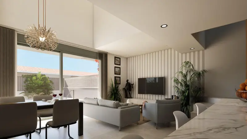 Pareados de Lujo en Los Nietos Murcia: 3 Dormitorios, Piscina Privada y Solarium