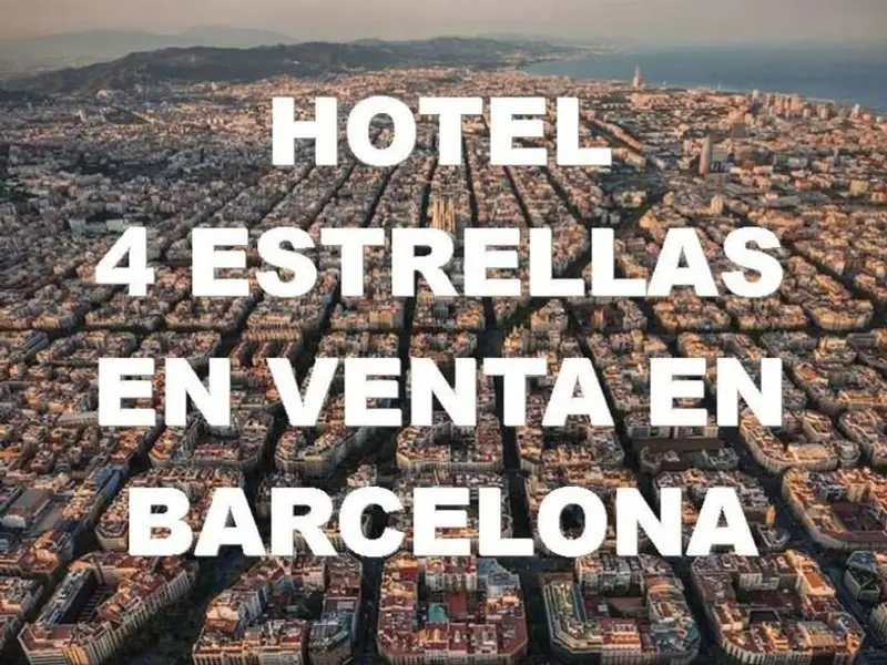 Hotel 4 Estrellas en Barcelona Venta - 100 Habitaciones