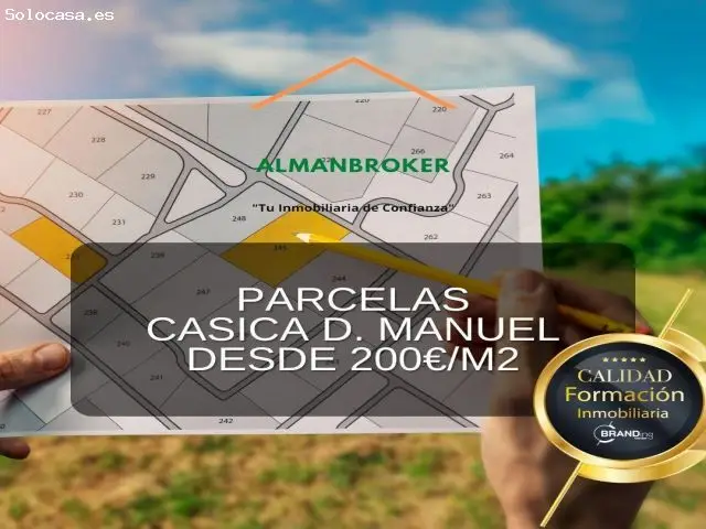 Parcelas en Venta Casica D Manuel 150m2 a 527m2