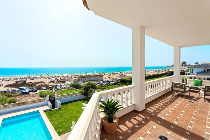 Chalet 6 Dormitorios La Barrosa Cadiz Playa Piscina Privada