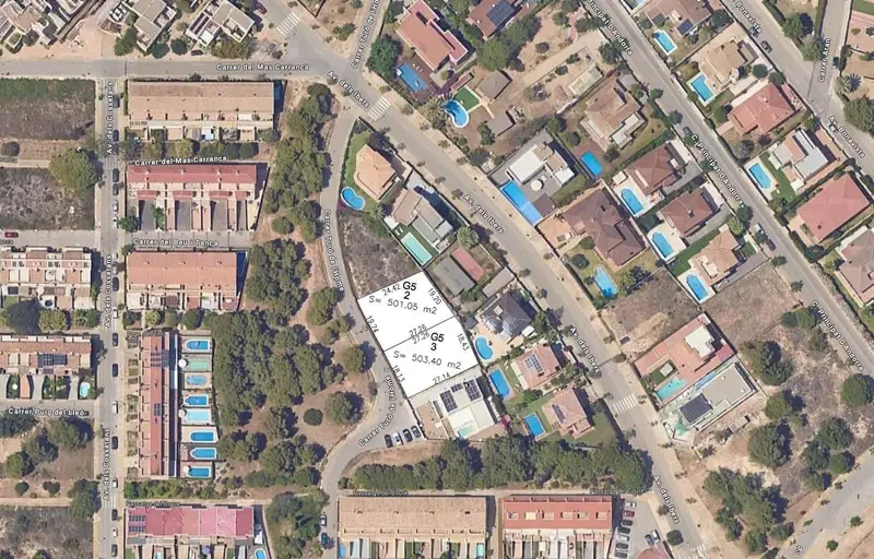 Solar 500m2 Bonavista El Vendrell Cerca Playa