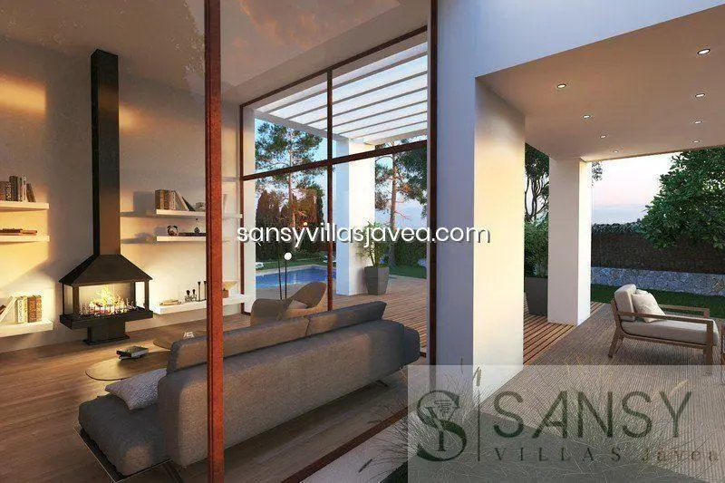 Chalet Independiente Moderno en Jávea 3 Dormitorios 3 Baños Piscina