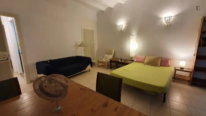 Habitacion Doble Estudiantes Erasmus Barcelona Baño Privado