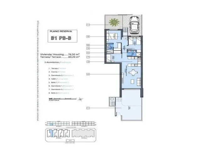 Apartamento en Dolores Costa Blanca 3 Dormitorios 2 Baños Terraza