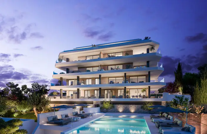 Apartamentos 3 Dormitorios Lujo El Higueron Vistas al Mar