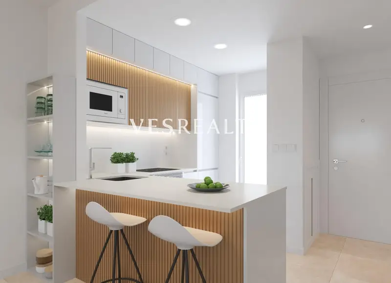 Apartamento en Calpe con Terraza y Piscina