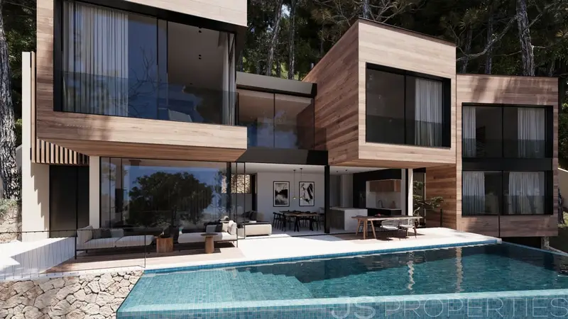 Chalet en venta en Puerto Pollensa: Villa moderna con piscina