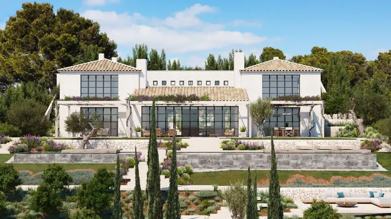 Exclusiva villa Villa de nueva construcción con espectaculares vistas panorámicas al mar en Bendinat