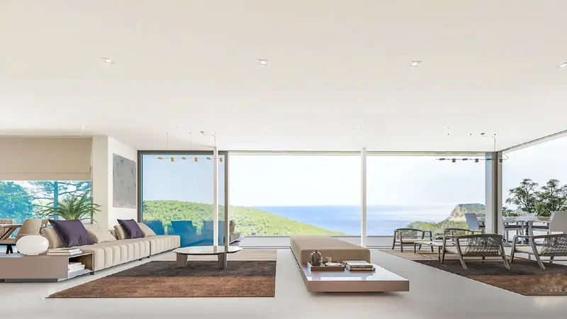 Chalet de Lujo en Ibiza: 5 Dormitorios, Piscina y Vistas al Mar