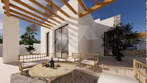 Villa en Venta Moraira Estilo Ibicenco Cerca de la Playa