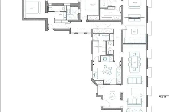 Piso Lujo Salamanca Recoletos 219m2 4Dormitorios 6Balcones