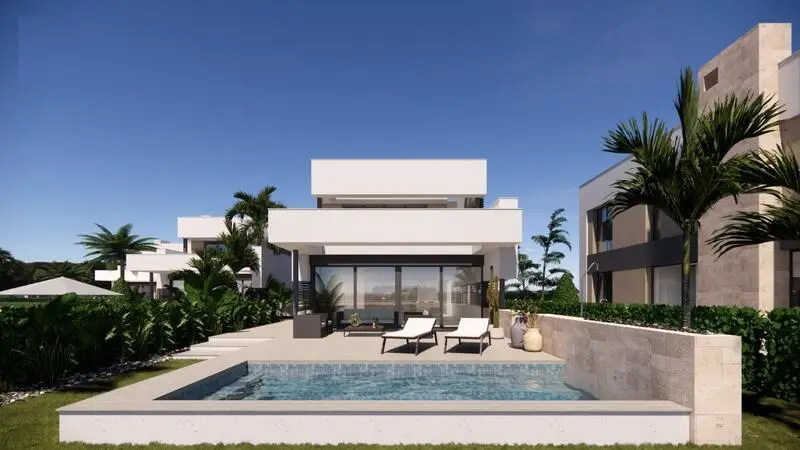 Villa de Lujo en Complejo Privado con Vistas al Lago Murcia