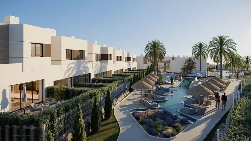 Adosados en Mijas Costa con Piscina y Gimnasio