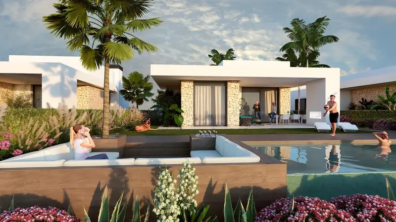 Villa de Lujo en Algorfa 204m2 510m2 Parcela 3 Dor 3 Baños