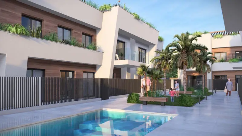 Bungalows en Torre Pacheco: 2 y 3 Dormitorios, Piscina y Solarium