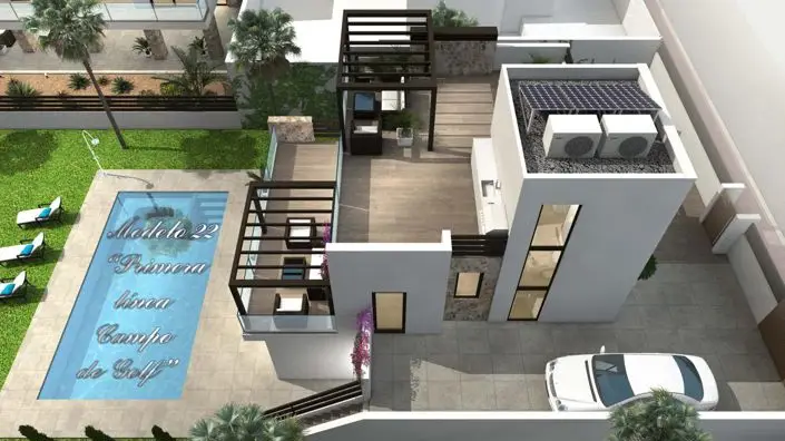 Villa de Lujo en Golf con Ascensor y Piscina Privada
