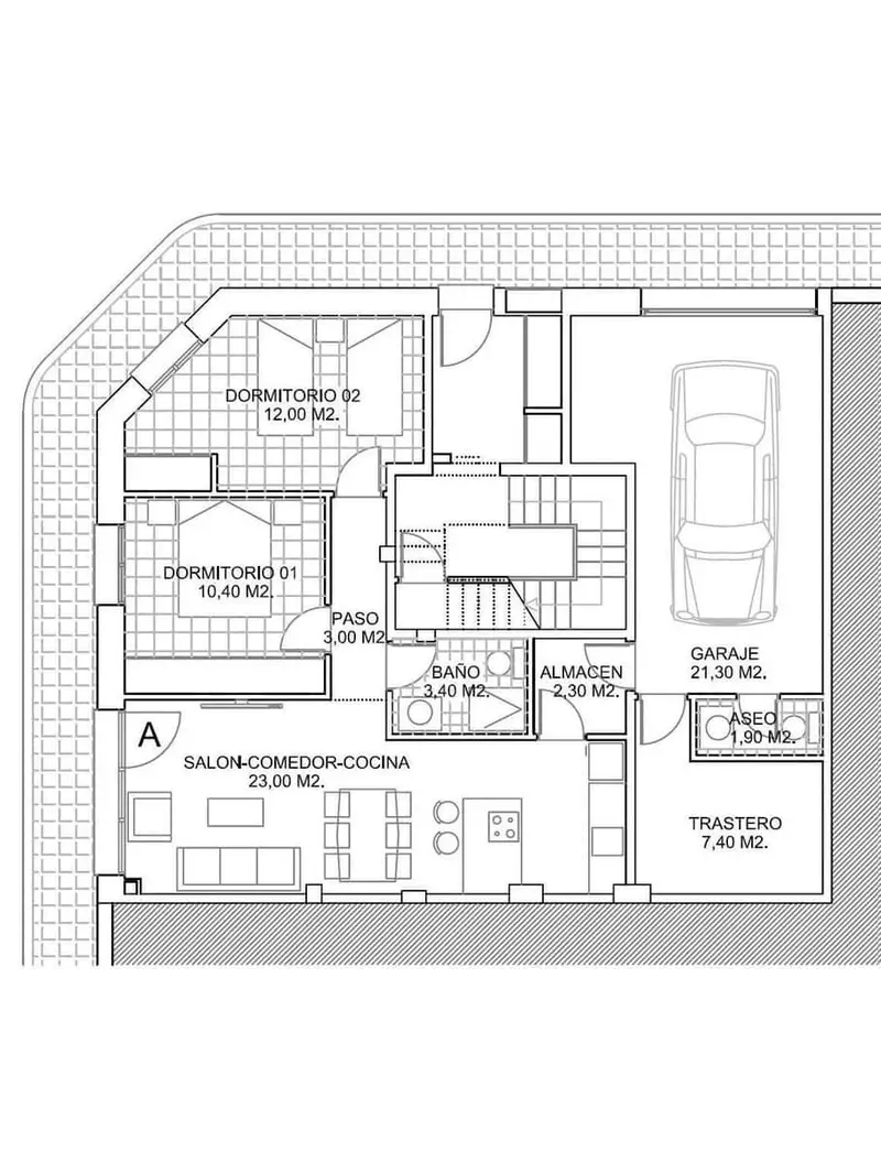 Alquiler Bajo con Garaje en Novelda  109m² 2 Dormitorios