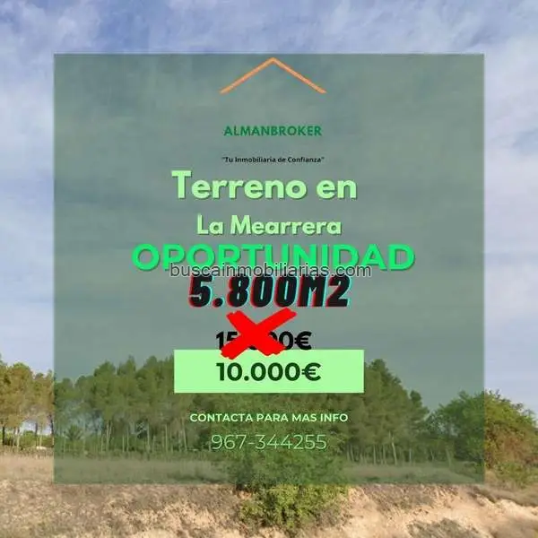 Parcela Rustica en Venta Almansa 5800m2
