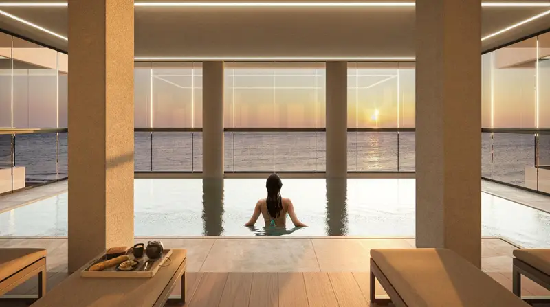 Atico en Calpe con Piscina Privada y Terraza