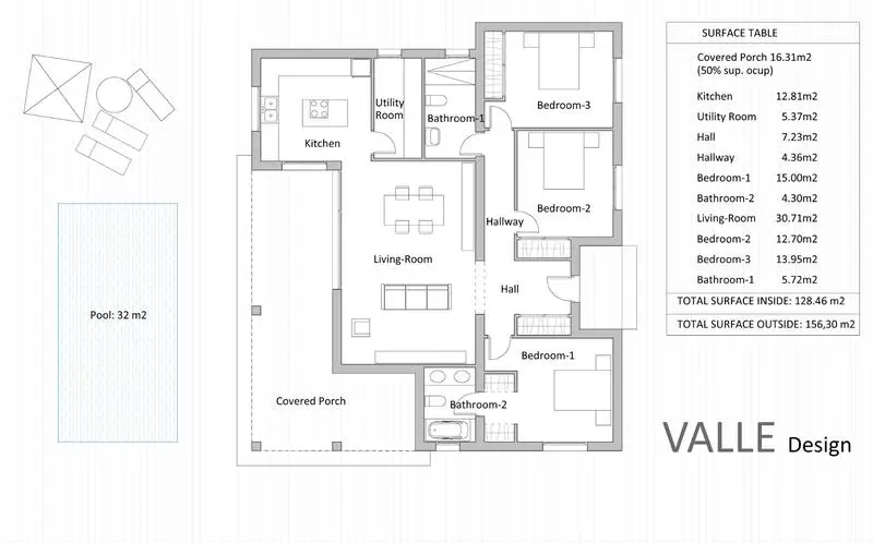 Villa en Venta Estilo Valle Cerca de Alicante