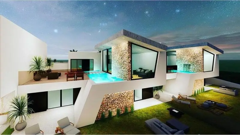 Villa Moderna Ciudad Quesada Campo de Golf Piscina Privada