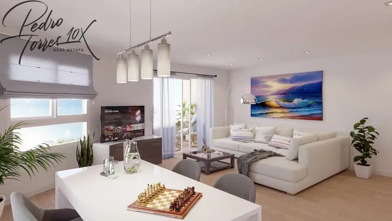 Venta de piso con terraza en El Campello , Campello Playa