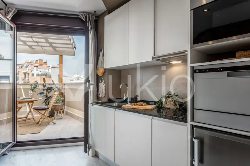 Apartamento con Terraza en Goya Alquiler Mensual Madrid