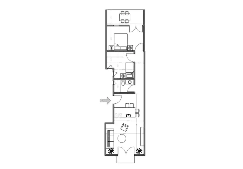 Piso Reformado en Poble Sec Barcelona 70m2 2 habitaciones