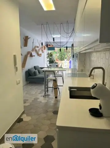 Alquiler Piso Amueblado Sants Monjuic Terraza 60m2 Reformado