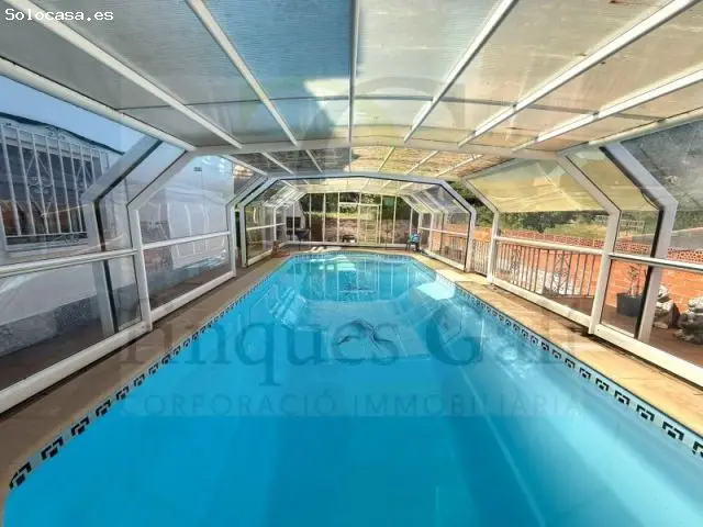 Casa Familiar Guardiola Piscina Cubierta Jardin Garaje