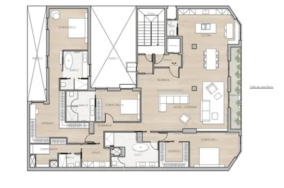 Apartamento de Lujo en Castellana con Terraza