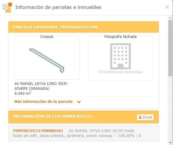 Venta Terreno Atarfe 6000m2 Promoción