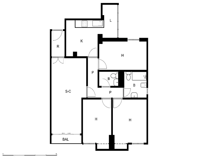 Piso 108m2 3 habitaciones 2 baños Cordoba