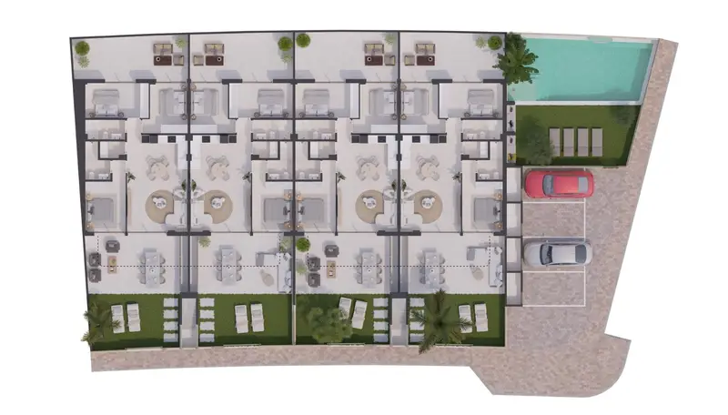 Bungalows de Lujo en San Pedro del Pinatar - Obra Nueva