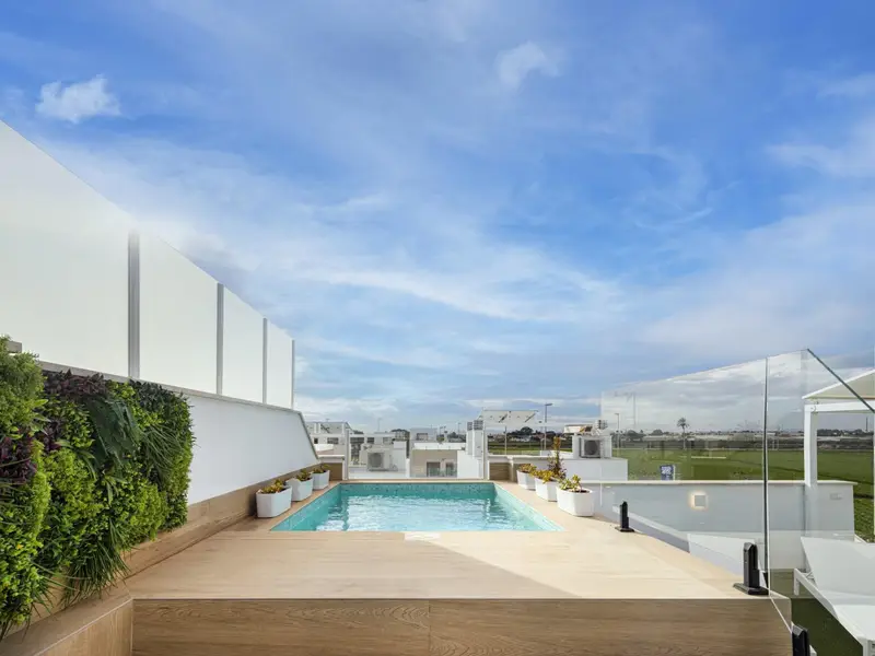 Bungalows en Torre de la Horadada con Piscina Comunitaria
