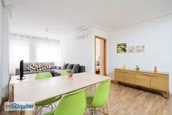 Rent furnished apartment air conditioning Madrid