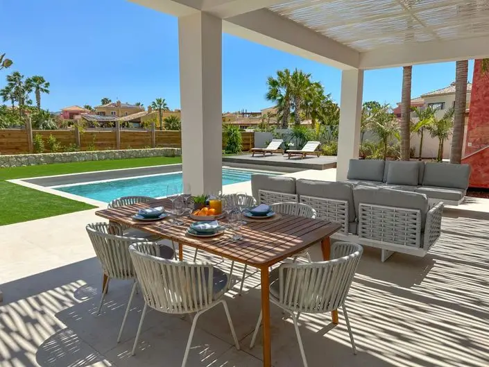 Villa 3 Dormitorios Desert Springs Golf Vistas Piscina Privada