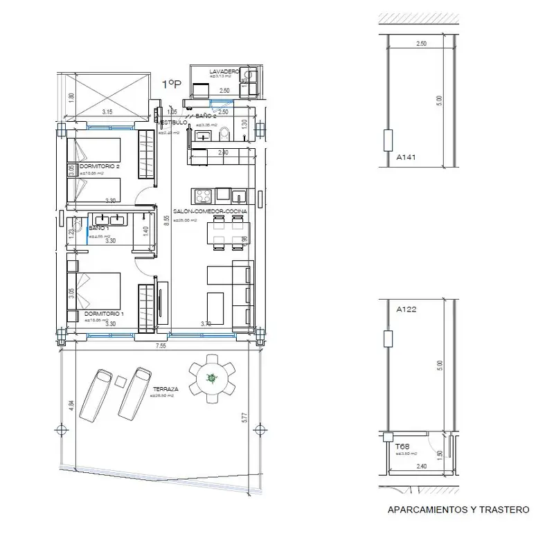 Apartamento 2 Dormitorios Carvajal Vistas al Mar Cerca Playa Estacion